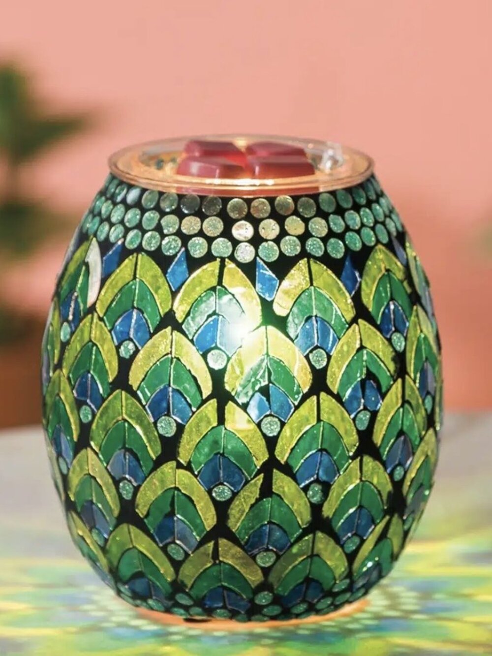 NIB Scentsy "Flaunt Your Feathers" full size warmer